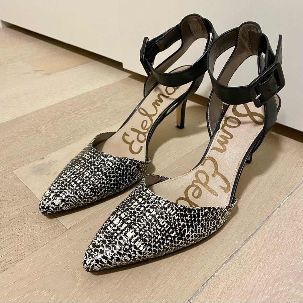 Sam Edelman Kitten Heels - Black & White